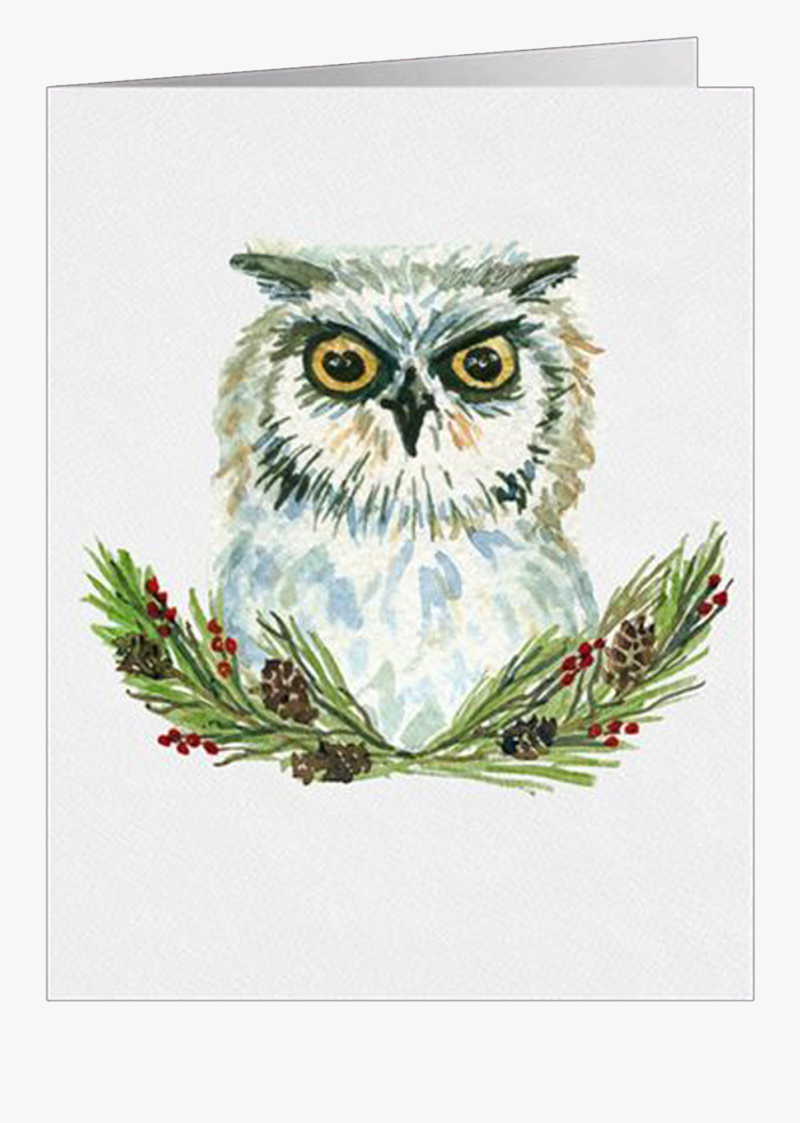 Watercolor Christmas Woodland Animals, Transparent Clipart