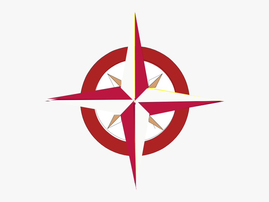 Compass Points In Russian, Transparent Clipart