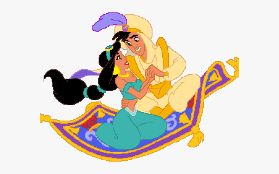 Aladdin Cliparts - Aladin E Jasmine Disney, Transparent Clipart
