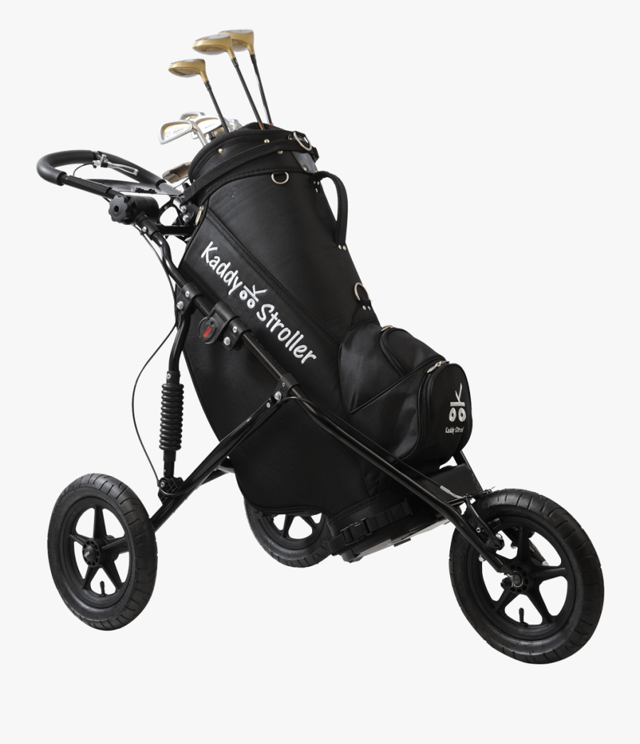 Three Wheeled Golf Push Carts, Transparent Clipart