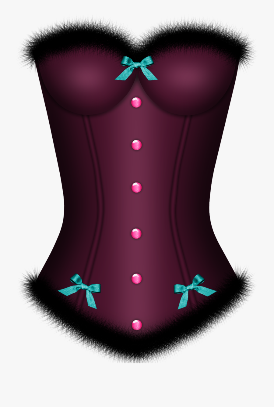 Corset, Transparent Clipart