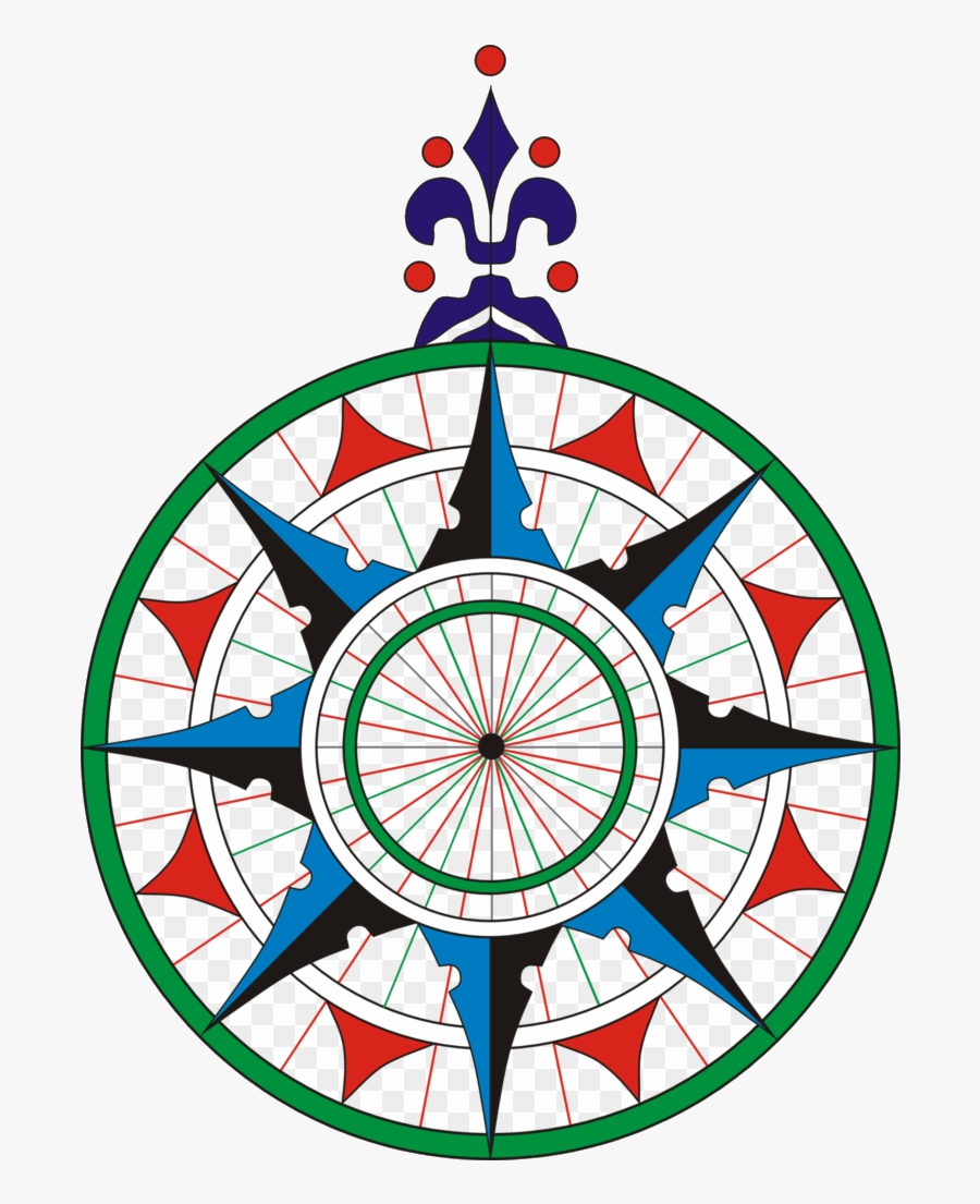 Compass Wind Rose Clipart Transparent Png - Compass Rose, Transparent Clipart