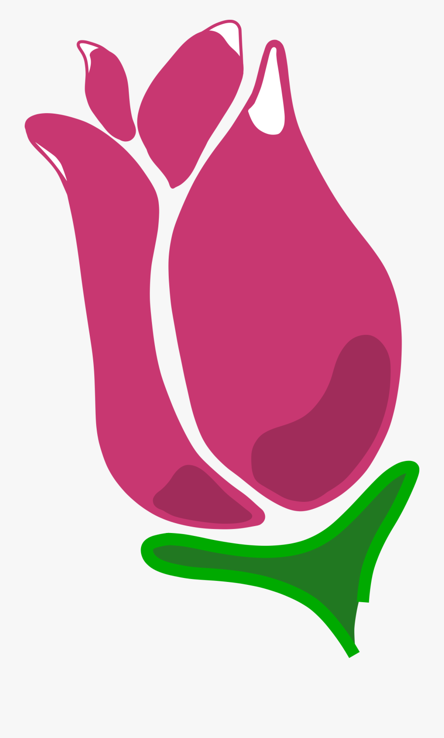 Happy Rose Clip Arts - Rosebud Clipart, Transparent Clipart