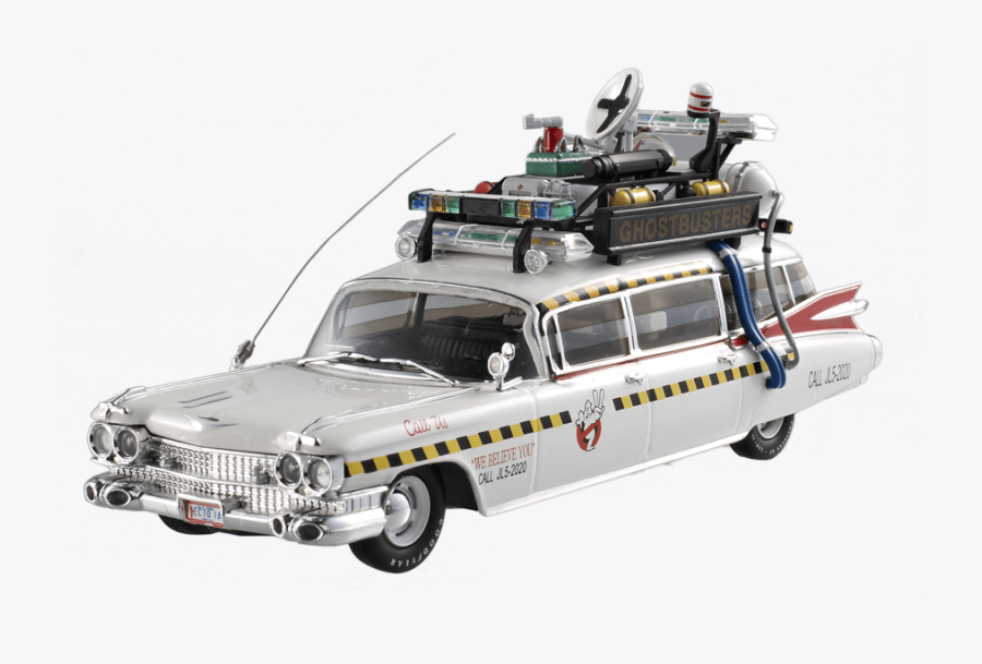 Hot Wheels Ghostbusters Car - Ecto 1a Hot Wheels Elite, Transparent Clipart
