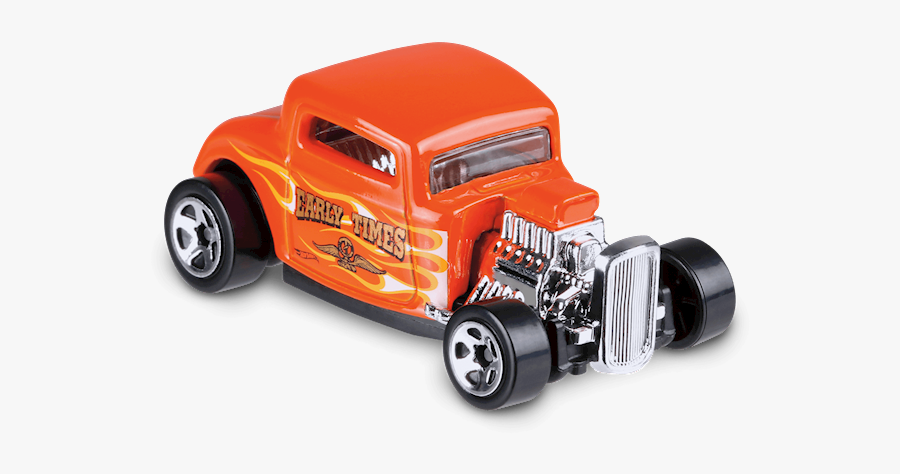 Ford In Orange - Hot Wheel Car 32 Ford, Transparent Clipart