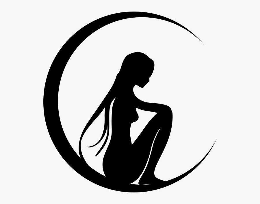 Virgo6 - Virgo Silhouette, Transparent Clipart