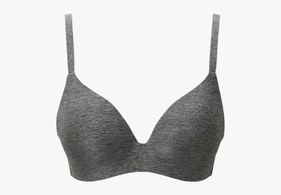 Grey Bra Clip Arts - ユニクロ ノン ワイヤー ブラ, Transparent Clipart