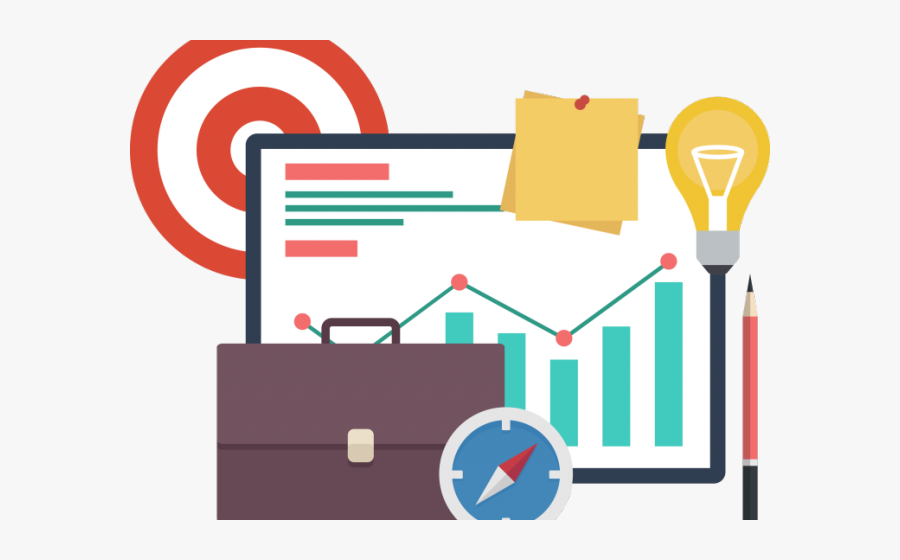 Marketing Clipart Business Model - Market Research Clip Art, Transparent Clipart