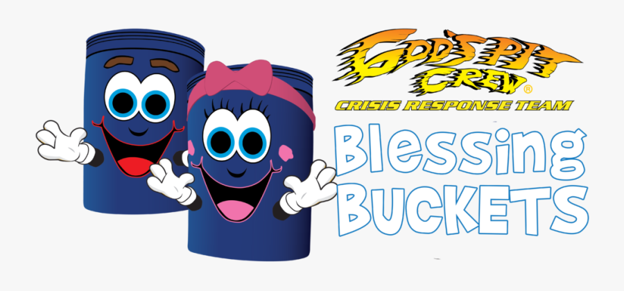 God's Pit Crew Blessing Buckets, Transparent Clipart