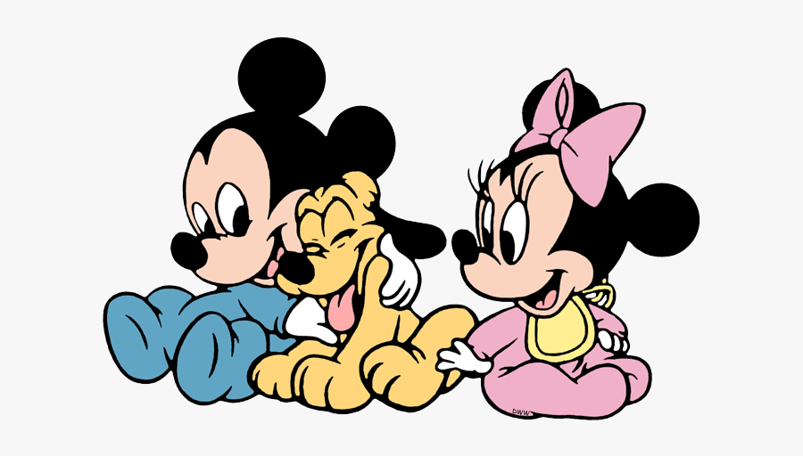 Mickey And Minnie And Pluto, Transparent Clipart
