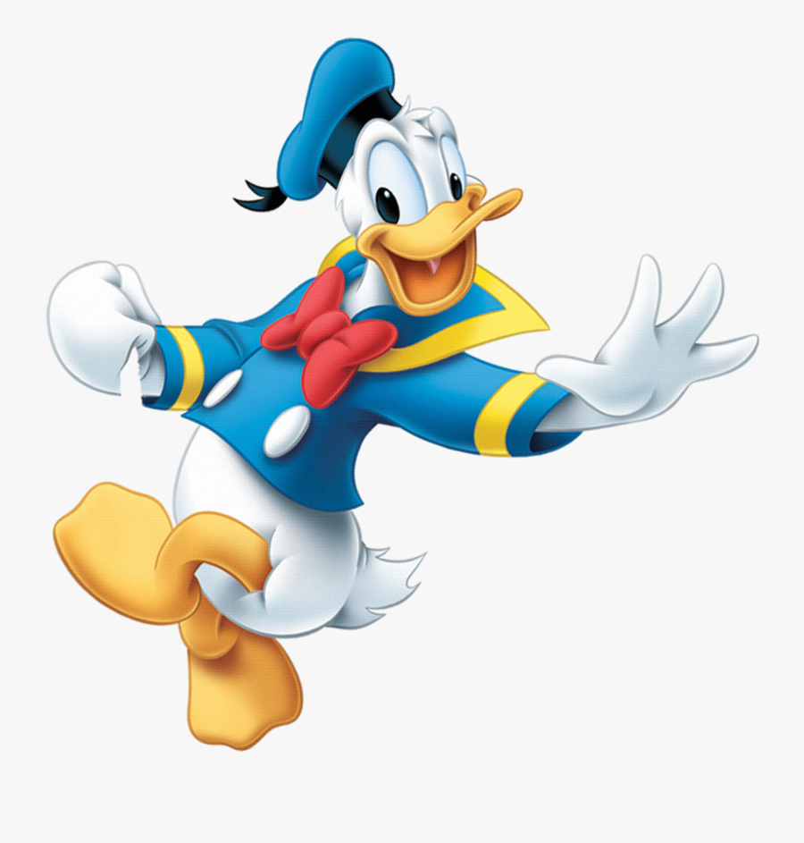 Mickey Duck Minnie Pluto Donald Daisy Mouse Clipart - Transparent Donald Duck Png, Transparent Clipart