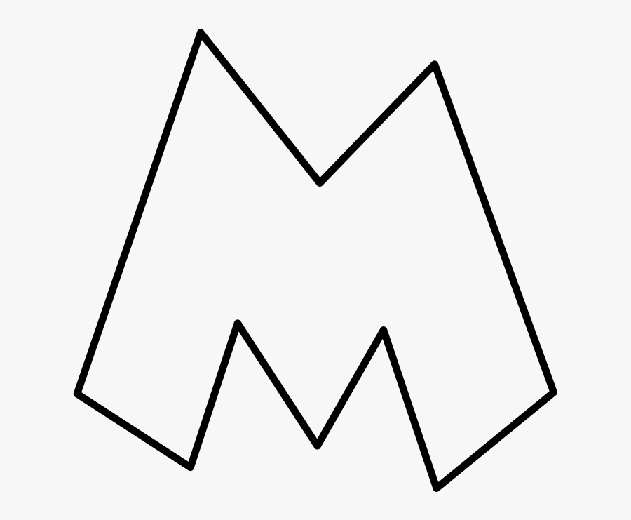 Transparent Letter Clipart - Line Art, Transparent Clipart