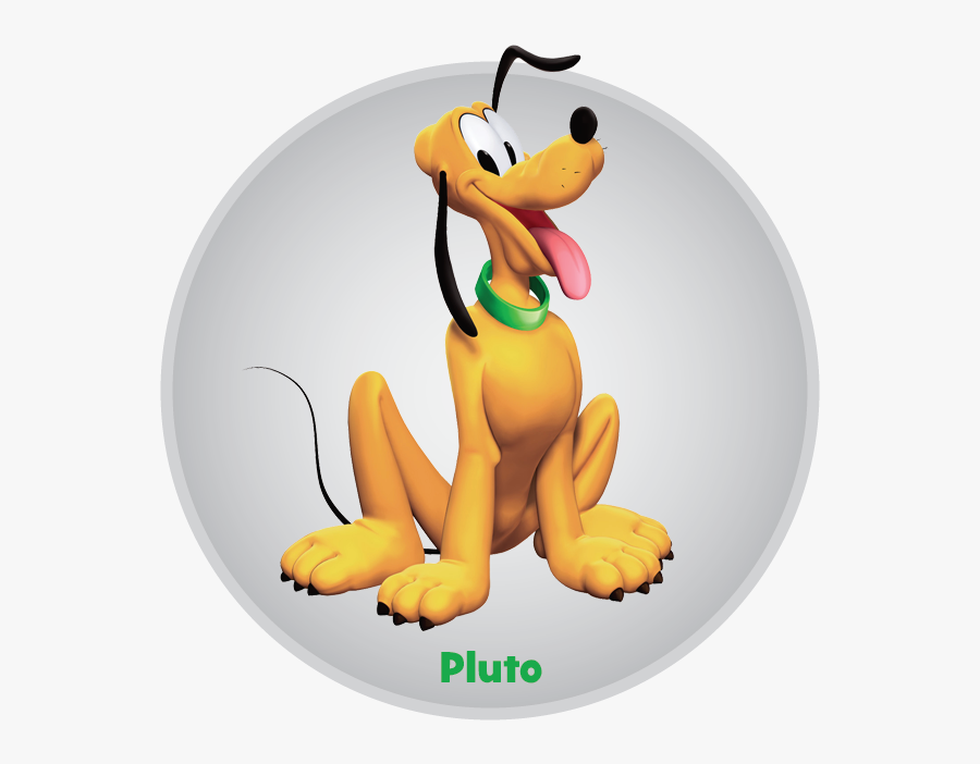 Pluto Is A Lovable And Good-natured Dog - Pluto Mickey Mouse's Dog, Transparent Clipart
