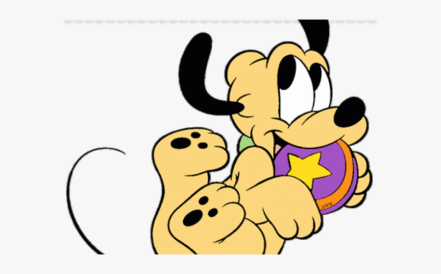 Disney Pluto Clipart Baby - Baby Pluto, Transparent Clipart