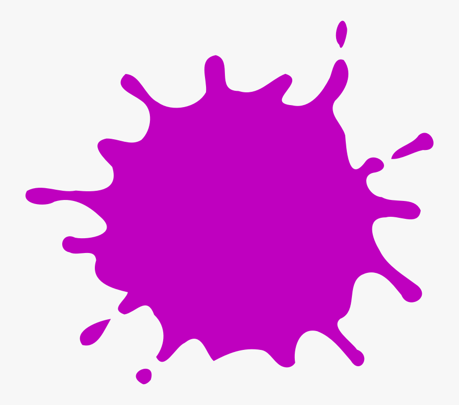 Purple Splat - Splat Png, Transparent Clipart