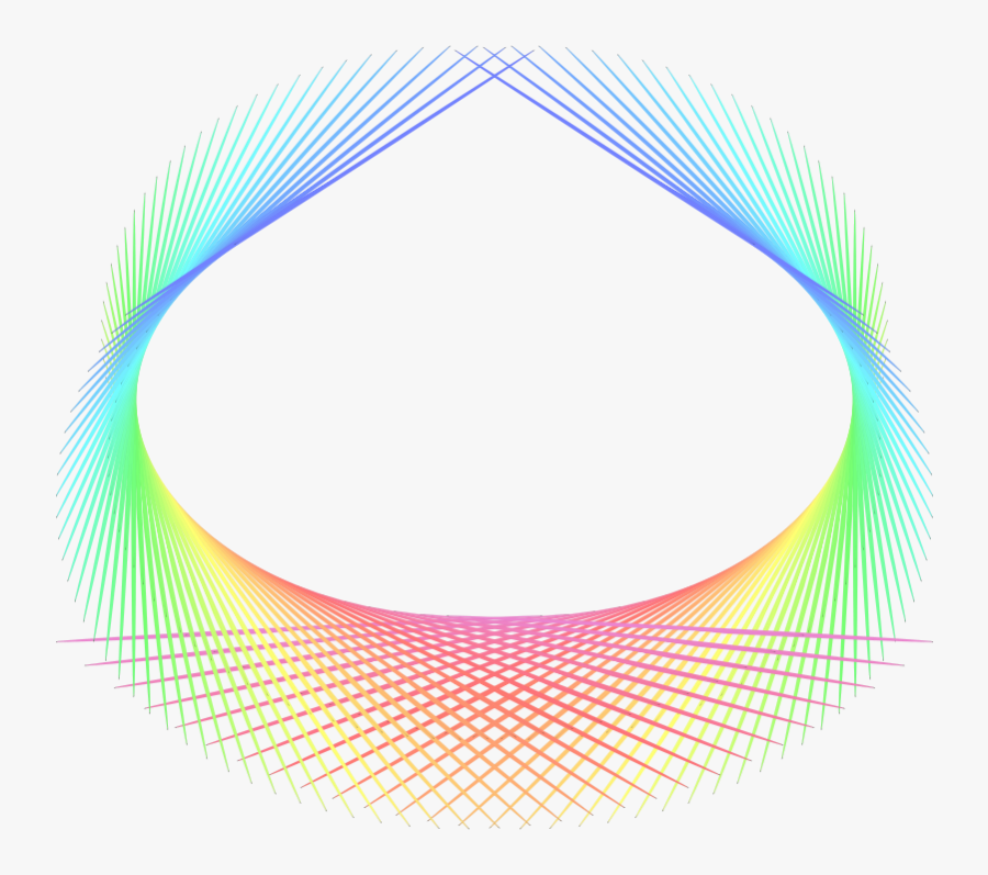 Rainbow Abstract Element - Abstract Rainbow Vector Transparent, Transparent Clipart
