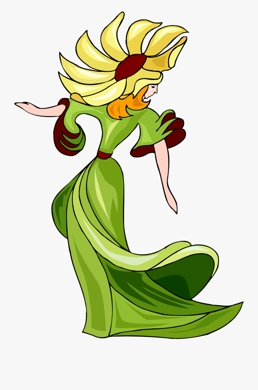 Plant Cartoon Characters, Transparent Clipart