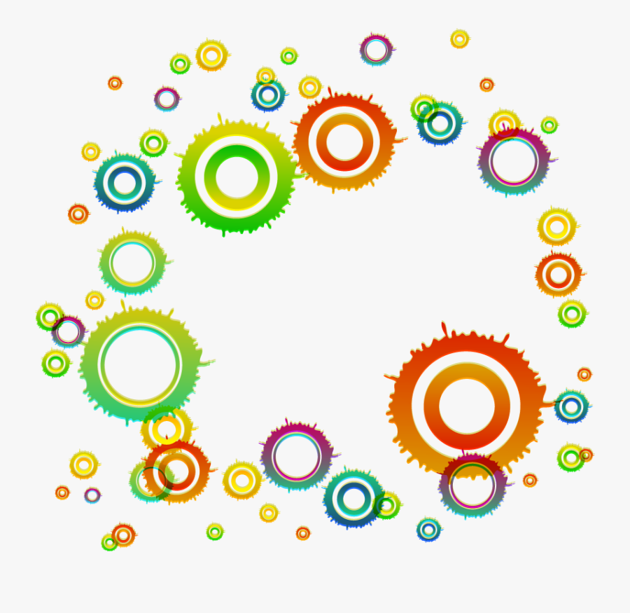 Circle Geometry Clip - Abstract Clipart Circle Design Png, Transparent Clipart