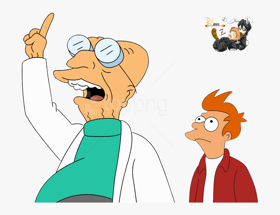 Free Png Download Futurama Fry Professor Clipart Png - Futurama Professor Png, Transparent Clipart