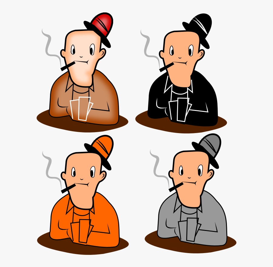 Alert, Betting, Cards, Cartoon, Chips, Confident - Gambar Lucu Karakter Kartun, Transparent Clipart