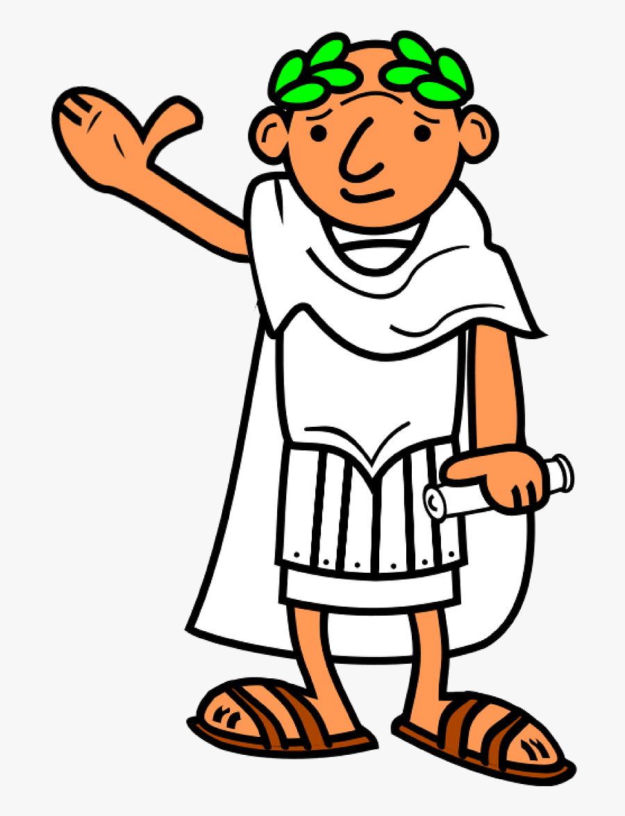 Image Free Stock Resources Clipart Chief Citizen - Ancient Rome Cartoon, Transparent Clipart