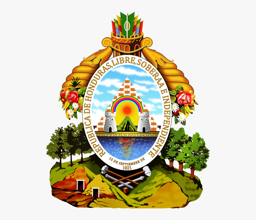 The Nations Of The Southern Cone Of South America Also - Honduras Coat Of Arms, Transparent Clipart