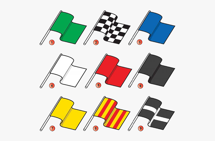 Flags Svg Black And White Library - Indy 500 Start Flag, Transparent Clipart