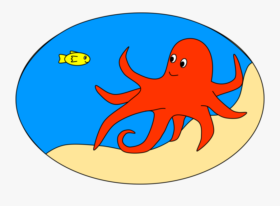 Marine Invertebrates,marine Biology,area - Octopus In Sea Clipart, Transparent Clipart