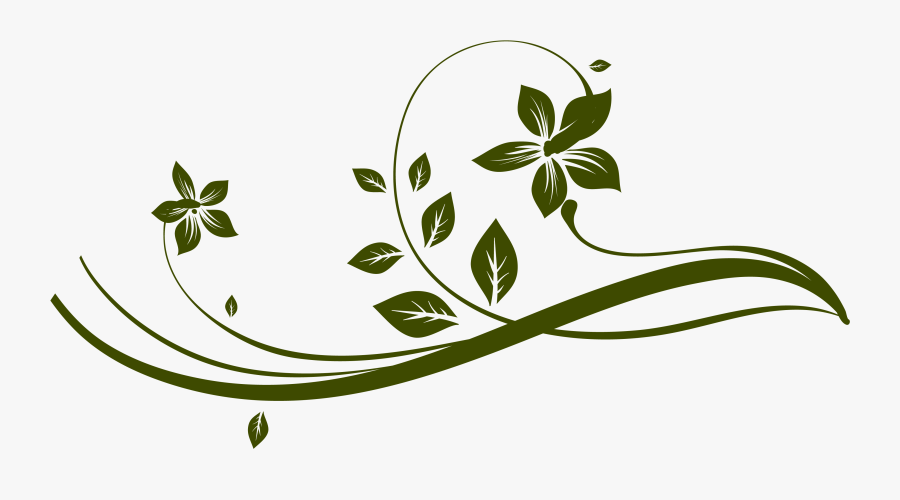 Plant Clipart Herb - Leaf Flourish Png, Transparent Clipart
