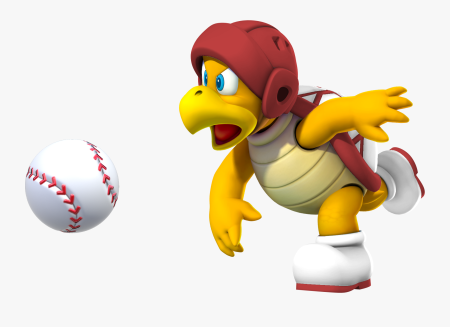 Baseball Mascot Clipart - Super Mario Fire Bro, Transparent Clipart