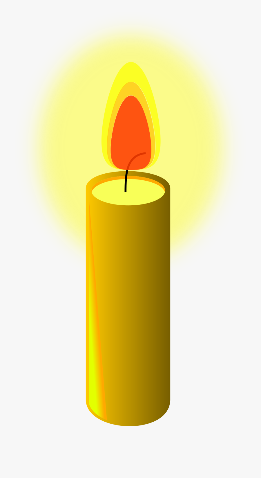 Clipart חנוכה - Candle Clipart, Transparent Clipart