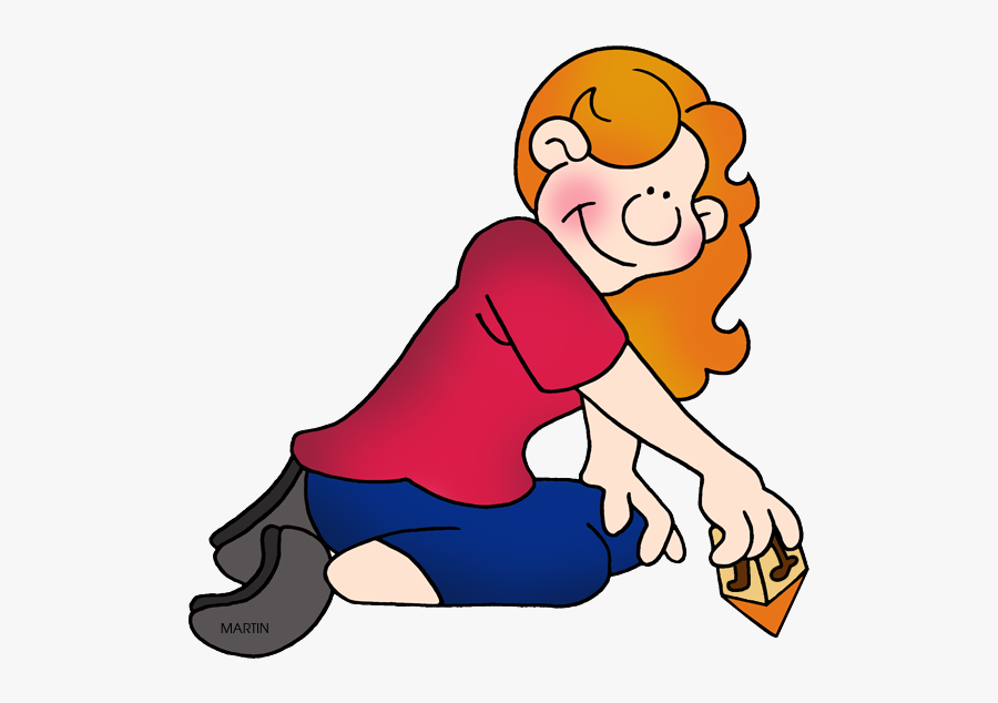 Dreidel Clipart Transparent - Child Playing Dreidel Clipart, Transparent Clipart