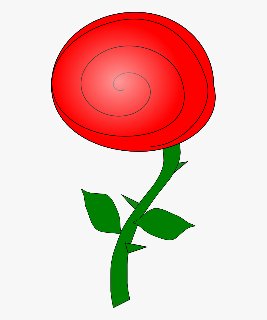 Rose Clip Art - Types Of Flowers Cartoon, Transparent Clipart