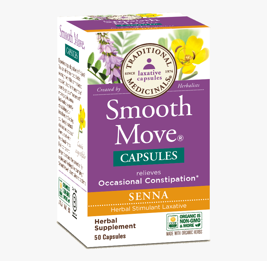 Senna Clipart Dietary Supplement - Smooth Move Herbal Tea, Transparent Clipart