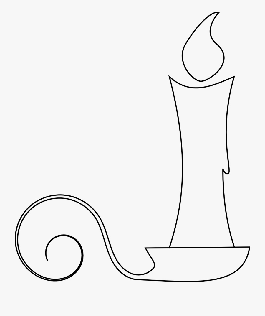 Candle Clipart Outline Christmas Candles Easy Draw , Free Transparent Clipart ClipartKey