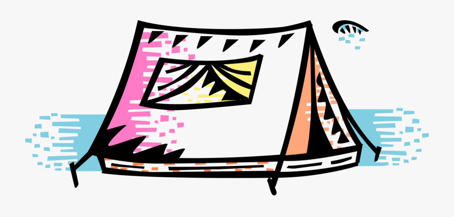 Camping Pup - Outdoor Recreational Activities Clipart, Transparent Clipart