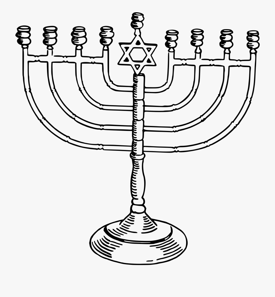 Hanukkah Clipart Hanukkah Kid - Hanukkah Black And White Clipart, Transparent Clipart