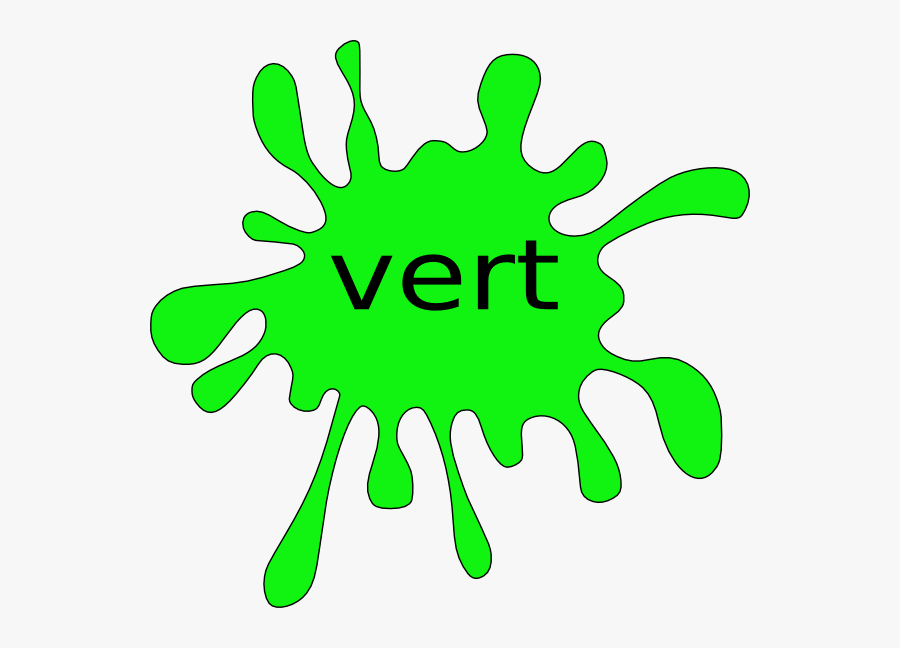 Red Paint Splatter Clipart, Transparent Clipart