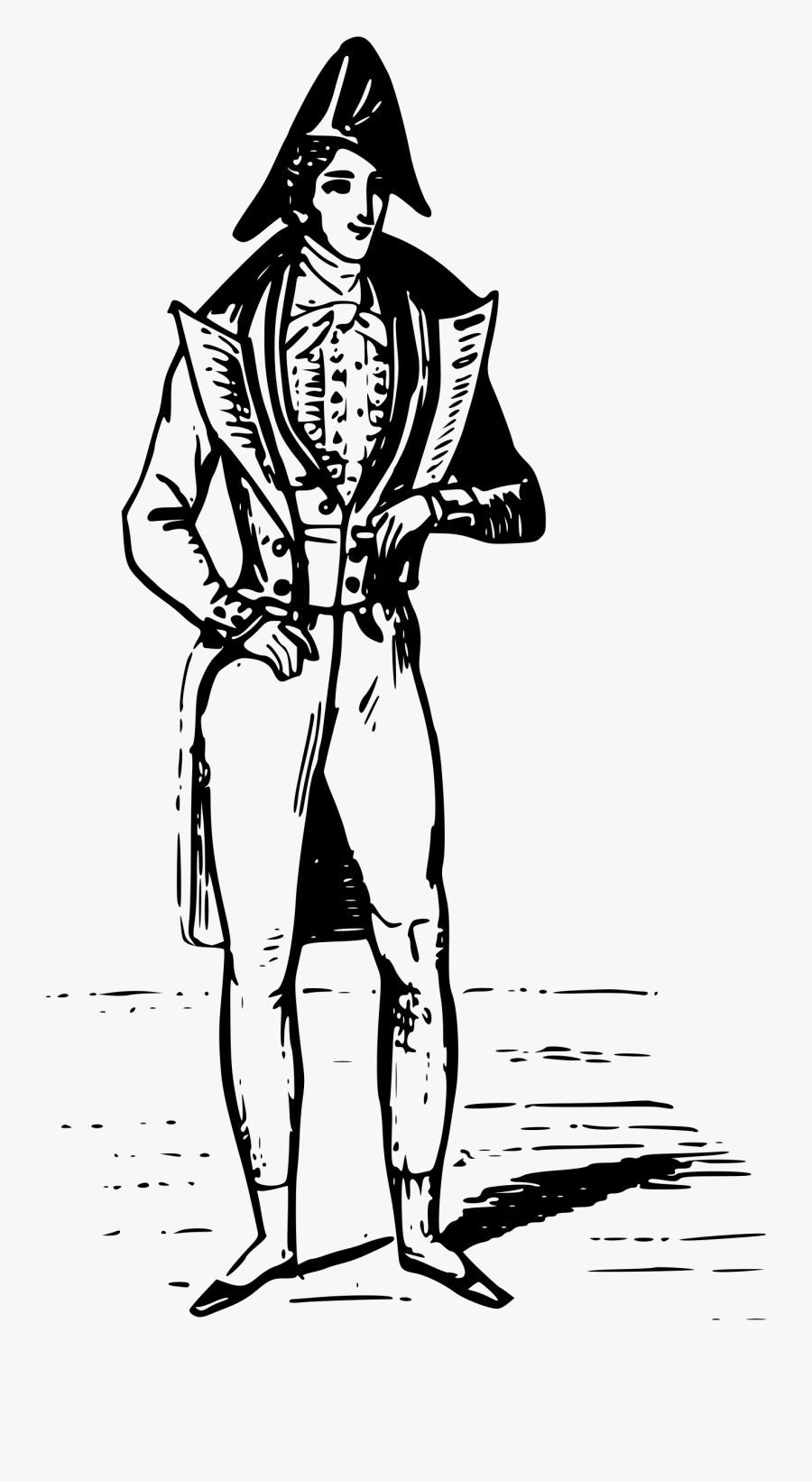 French Fashion 1830s - 1830's French, Transparent Clipart