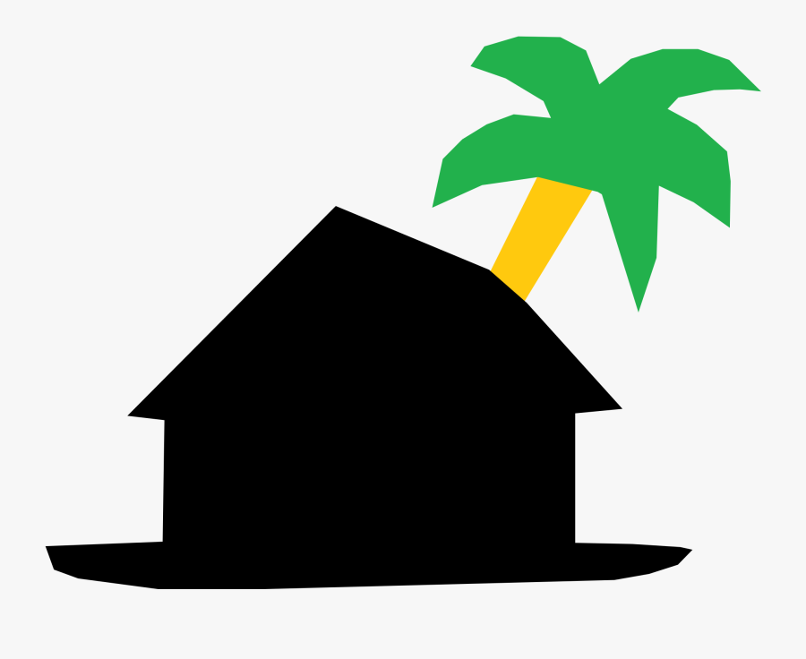 Jpg Freeuse Library Vector Houses Leaf - Computer Icon Beach, Transparent Clipart