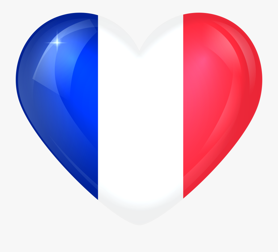 Transparent Cross Clipart No Background - French Flag Heart Transparent Background, Transparent Clipart