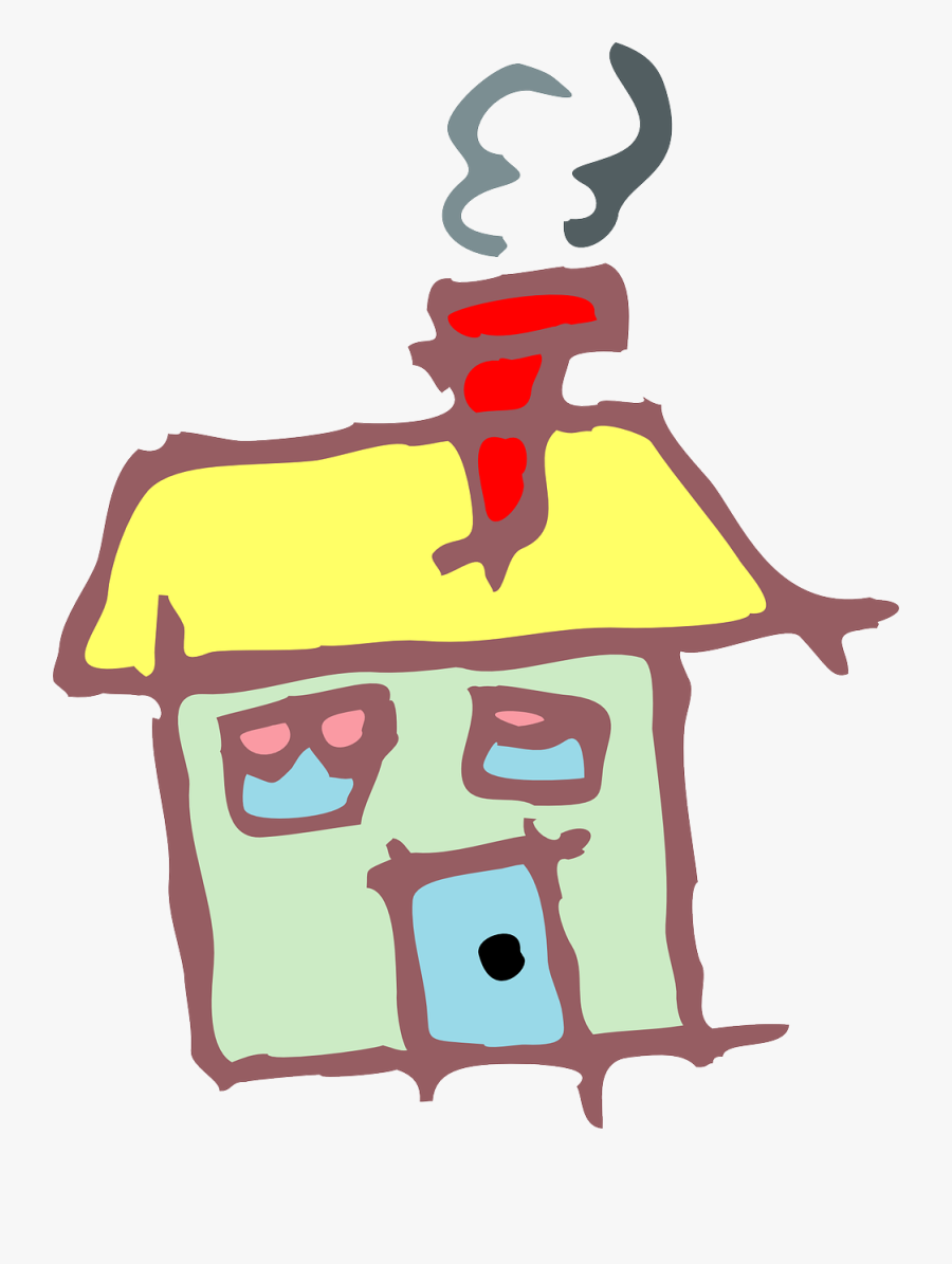 Looking At Tiny Houses For Sale - Child Drawing Png, Transparent Clipart