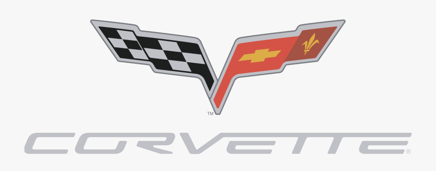 Transparent Clipart Flaggen - Corvette C6 Logo Vector, Transparent Clipart