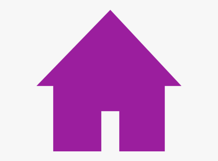 Clipart Houses Purple - Clipart Of Color House, Transparent Clipart