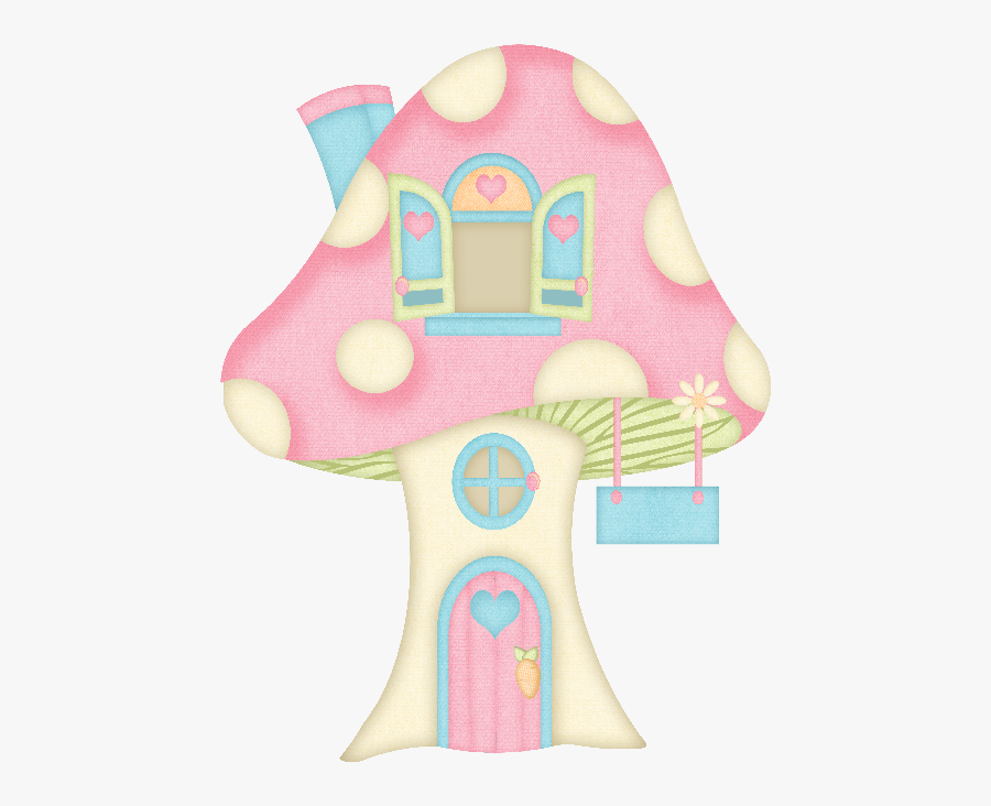 Animado Casita Hongo, Transparent Clipart