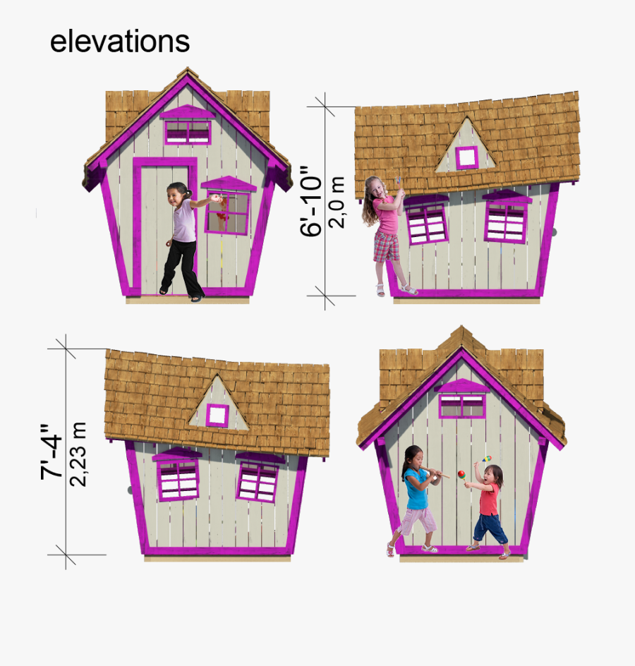 Crooked Playhouse Floor Plans Pdf - Build A Crooked Playhouse, Transparent Clipart
