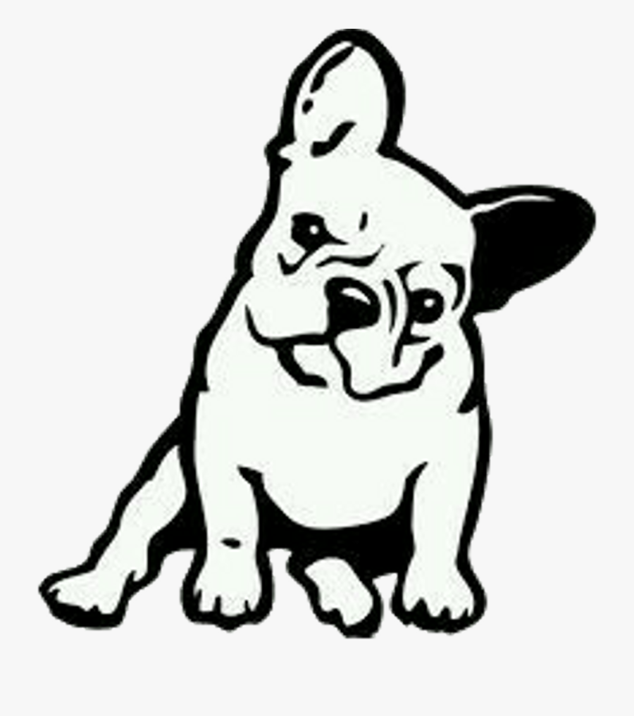 French Bulldog Cartoon Drawing Clipart , Png Download - French Bulldog Drawing Easy, Transparent Clipart