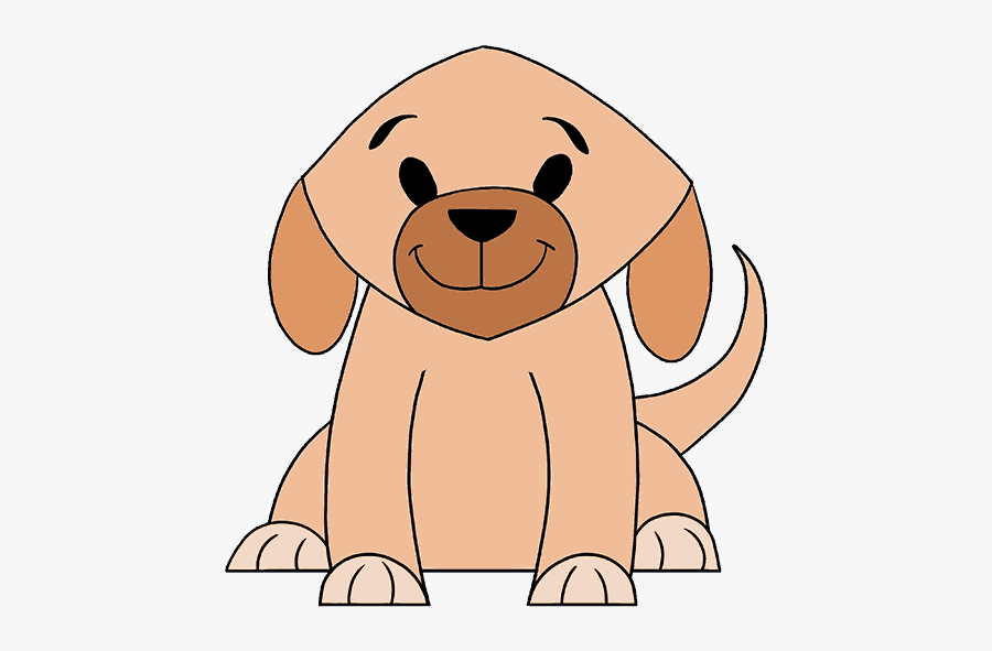 Easy To Draw Clipart Dog, Transparent Clipart
