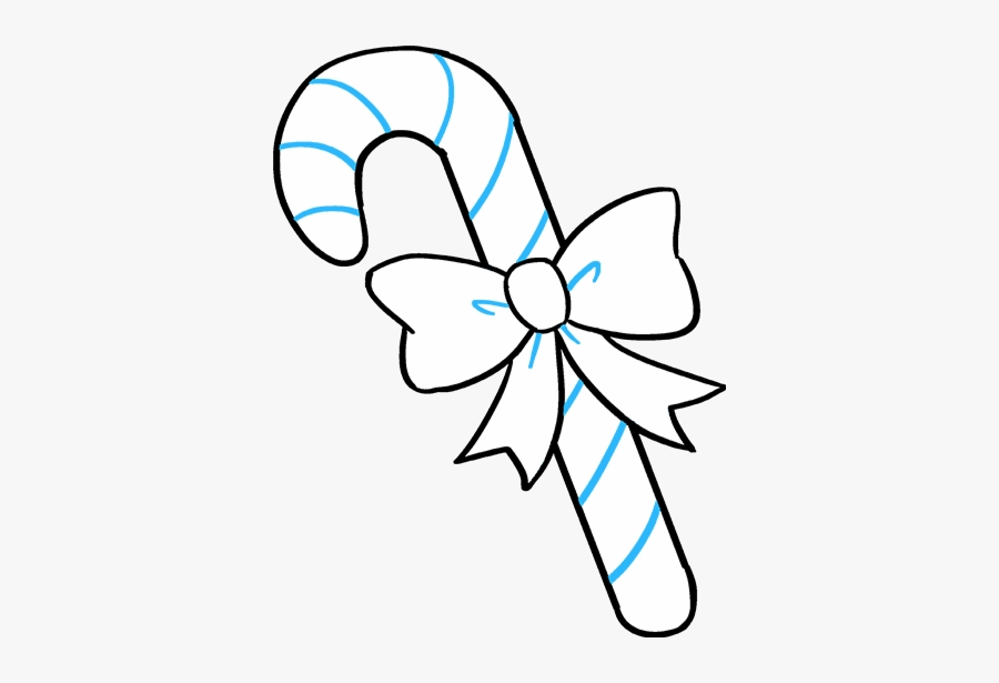 Easy Drawing Candy Clipart Cane Free Images Transparent - Drawing Picture Of Candy Clip Art, Transparent Clipart