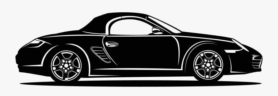 Renn Part Parts Accessories - Black Porsche Boxster Cartoon, Transparent Clipart